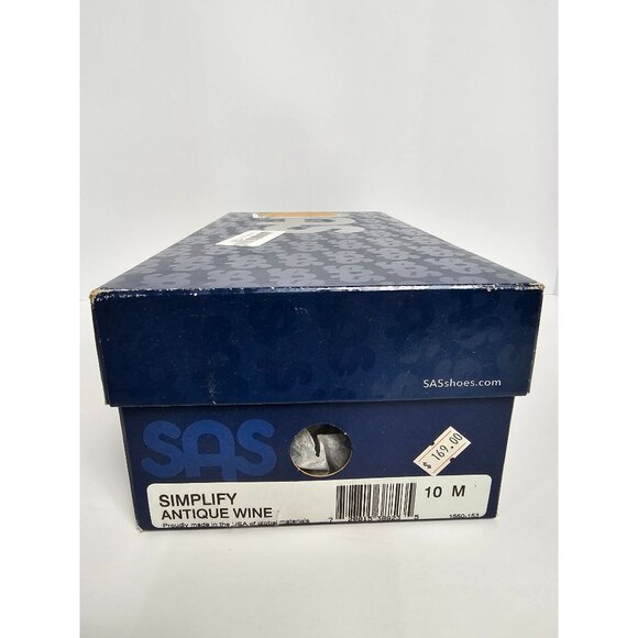 SAS Simplify Antique Wine Womens Loafers Size 10M Leather Comfortable Slip-On Sh - Picture 3 of 6